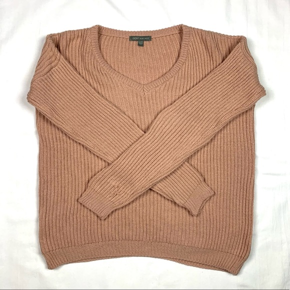 American Eagle Outfitters Sweaters - Don’t Ask Why - Blush Pink Knit Sweater